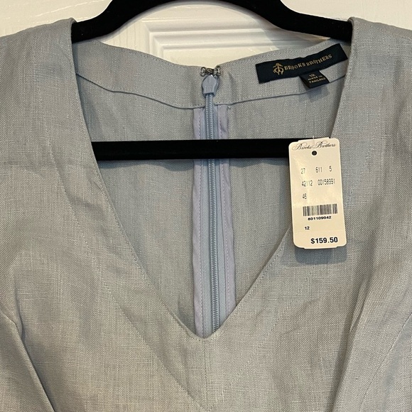 NWT Brooks Brothers Linen Shift Dress - Picture 6 of 11